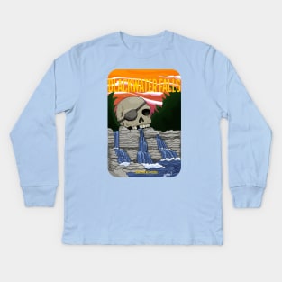 Blackwater Falls West Virginia Kids Long Sleeve T-Shirt